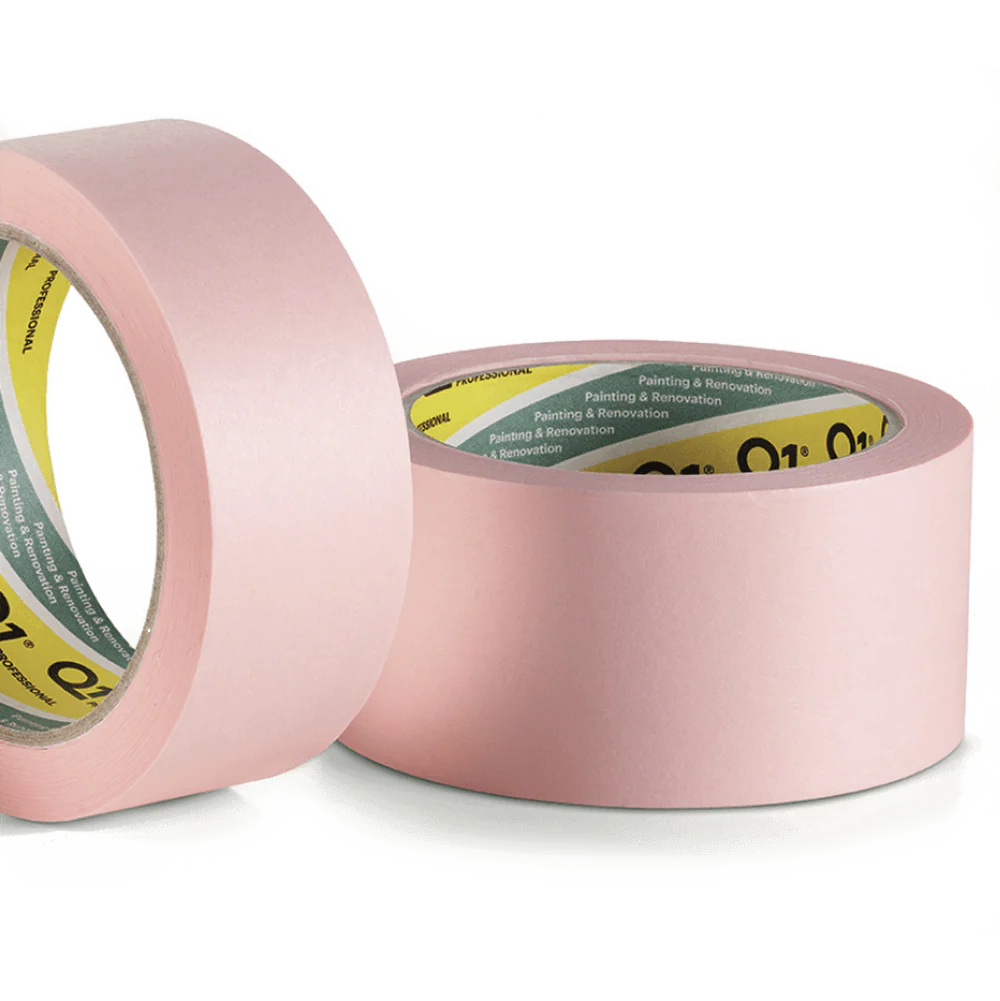 Q1® Sensitive Surface Masking Tape 1", 25mm x 50m, Box of 36 - Image 3