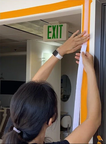 RE-U-ZIP™ Hook & Loop Dust Barrier Fastener Tape, 24ft (7.5m) - Image 3