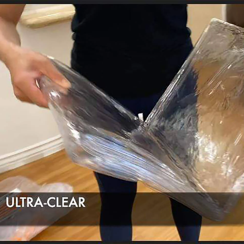 RE-U-ZIP™ Re-useable Dust Barrier Panel, Ultra-Clear & Fire-Rated, 7x12ft (215x365cm) - Image 3